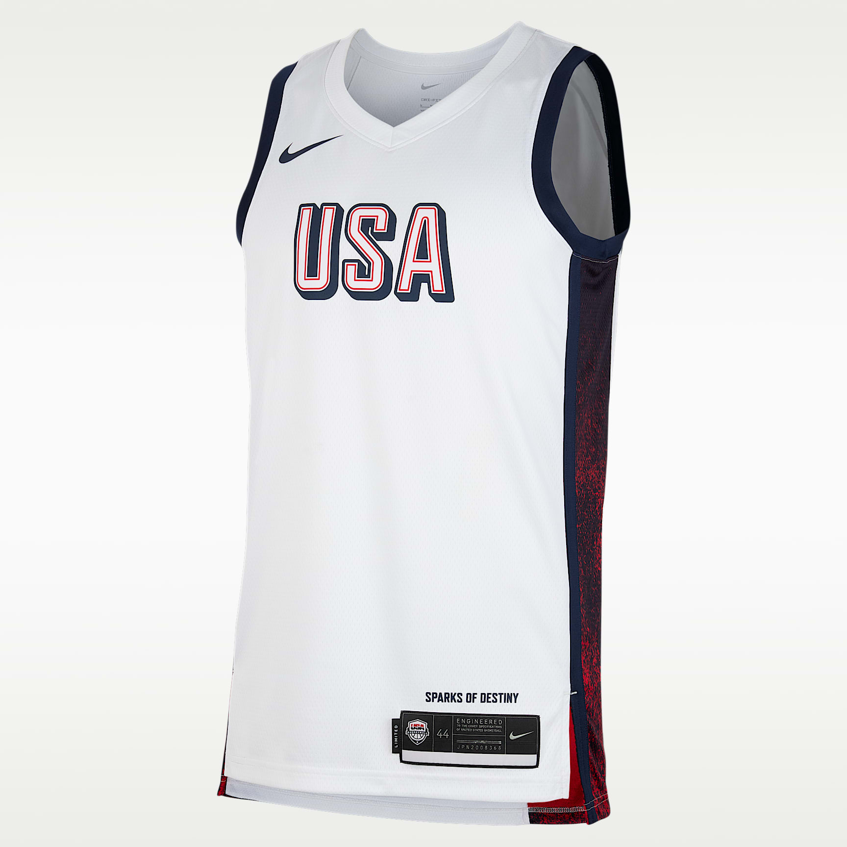 USAB Limited Home Men's Nike Basketball Jersey. Nike IL